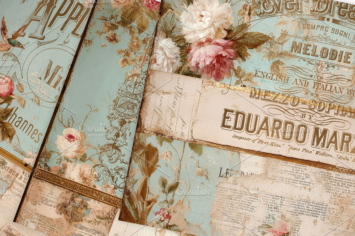 Forever Charming Paper, a Pattern Graphic by Antique Paperie (Photo 3 of 5)