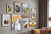 Modern golden female print poster, a Decorative Illustration by Muzi pear studio (Thumbnail 6 of 10)