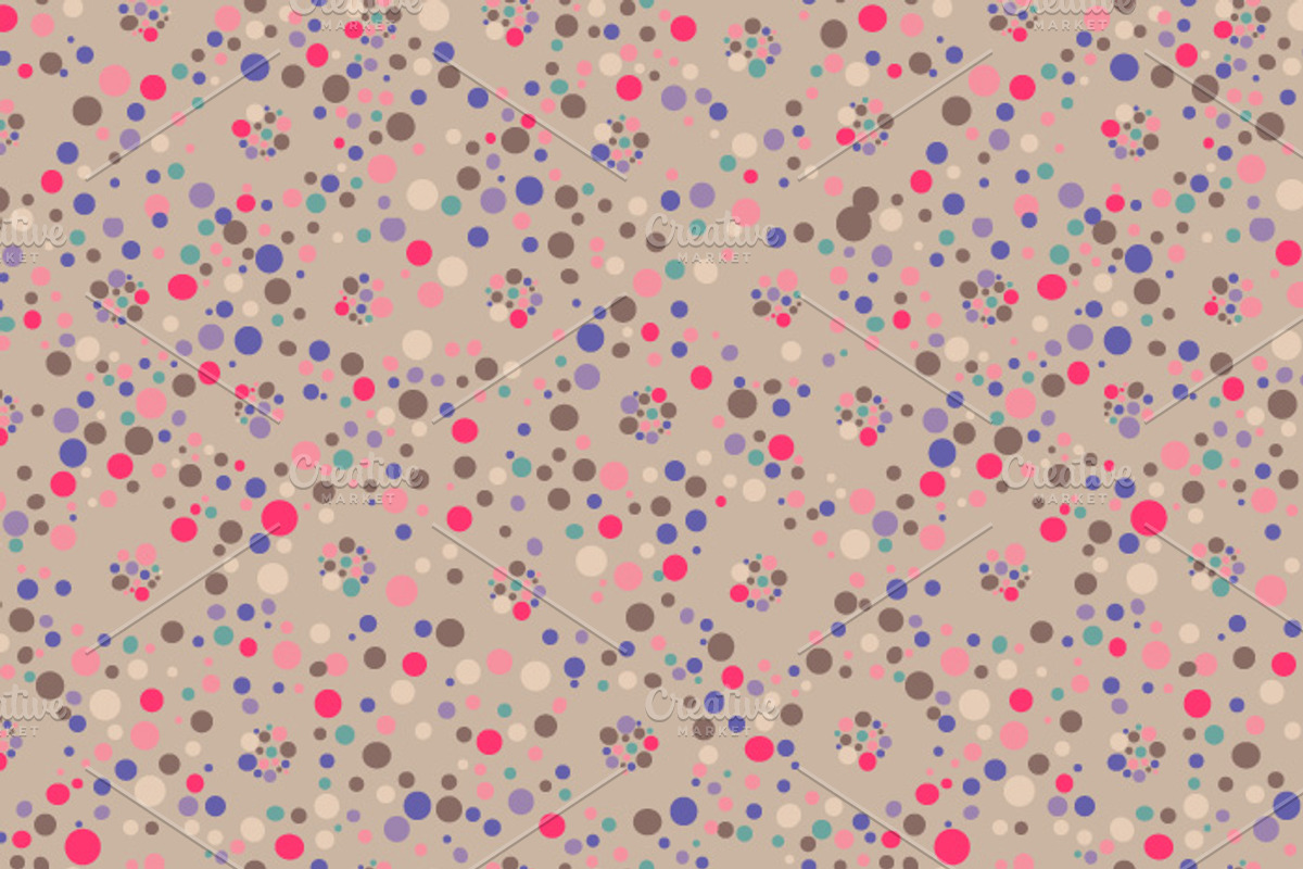 DOTS. Seamless background. preview 4