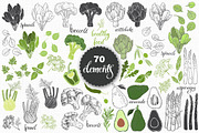 Vegetables and spices., a Food Illustration by maritime_m (Thumbnail 2 of 6)