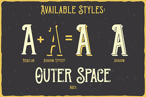 Outer Space Font BONUS