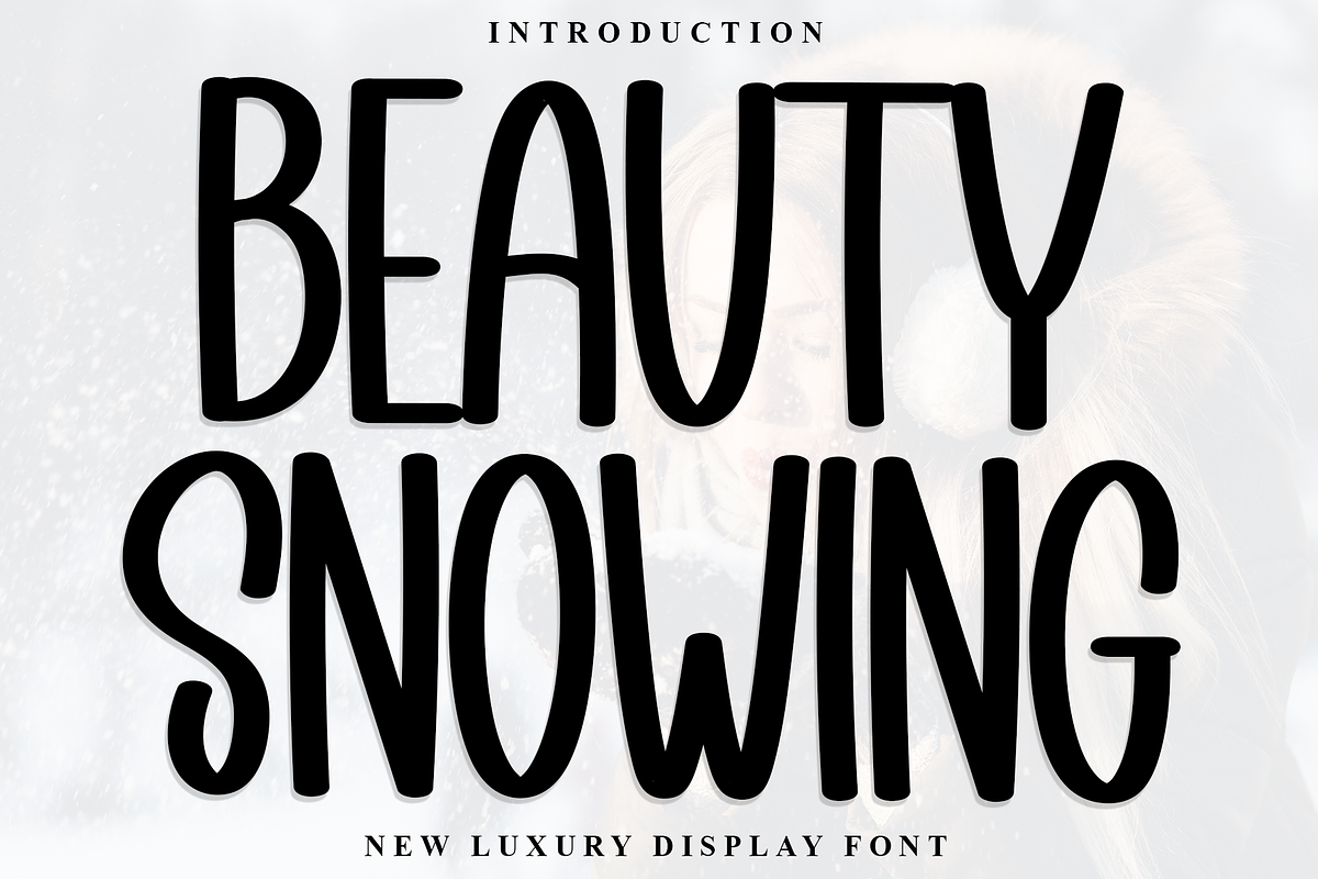 Beauty Snowing, a Sans Serif Font by FreshTypeINK (Photo 1 of 8)