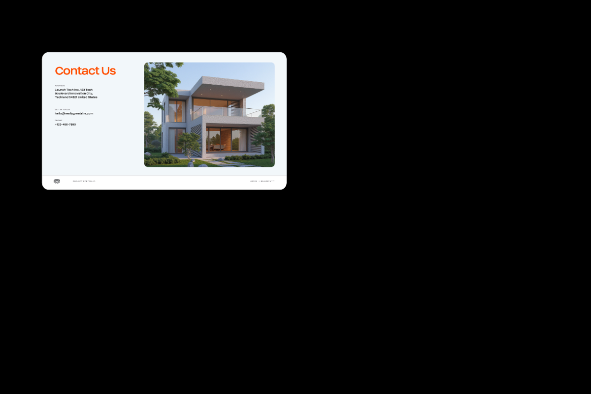 Beaumont Portfolio Powerpoint, a Presentation Template by Unich Design Bureau (Photo 8 of 8)