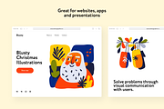 Blusty Christmas Illustrations, a Seasonal Illustration by Welovegraphics (Thumbnail 6 of 7)