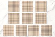 Warm Brown Tartan Pattern, a Pattern Graphic by wind mill (Thumbnail 2 of 2)
