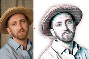 Fineliner Pen Cross Hatching Effect, an Action Add-On by MRI STUDIO (Thumbnail 6 of 13)