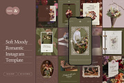 Romantic Florist Instagram Template, a Social Media Template by And Done Studio (Thumbnail 1 of 8)
