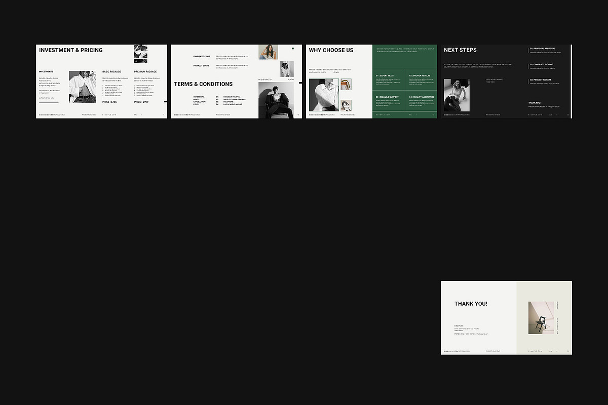 Minimal Proposal Presentation, a Presentation Template by Olion Lora (Photo 12 of 12)