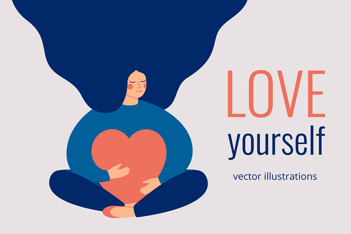 Love Yourself Concepts, a Healthcare Illustration by Mary Long (Photo 1 of 4)