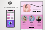 Squarespace website Virtual Assist, a Squarespace Template by Amiraliya (Thumbnail 3 of 9)