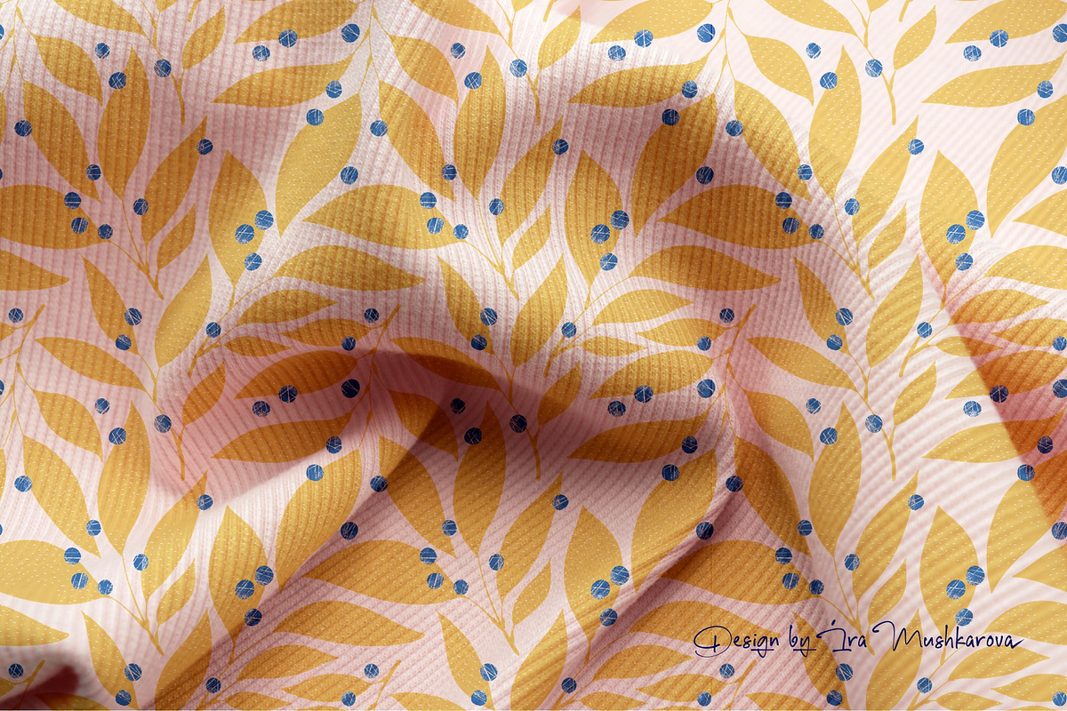 Tea Leaves Floral seamless pattern, a Pattern Graphic by Marta & Livonka (Photo 4 of 13)
