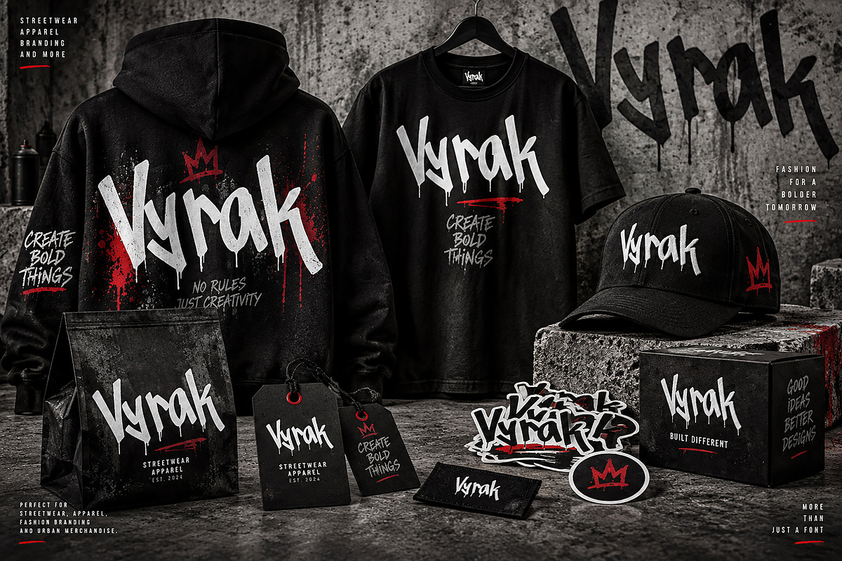 Hand-Drawn / Graffiti /Brush Display, a Script Font by Wow Magic (Photo 3 of 6)