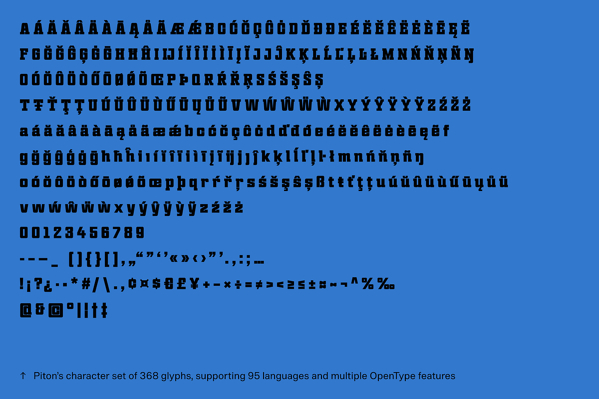 Piton, a Slab Serif Font by Nameless Type Foundry (Photo 4 of 10)