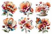 Spring Cosmos Flower Clipart Bundle, an Illustration by Daily.Designs (Thumbnail 8 of 8)