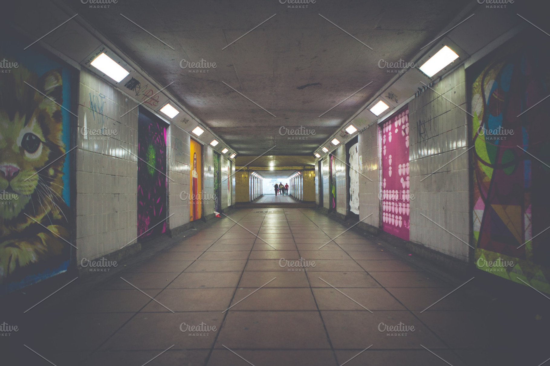 Subway featuring subway, walkway, and corridor, an Architecture Photo by North & Beard Ltd