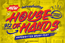 House of Hand Brushed Font