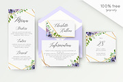Wedding suite - Golden Succulent, an Invitation Template by Alewiena (Thumbnail 2 of 4)