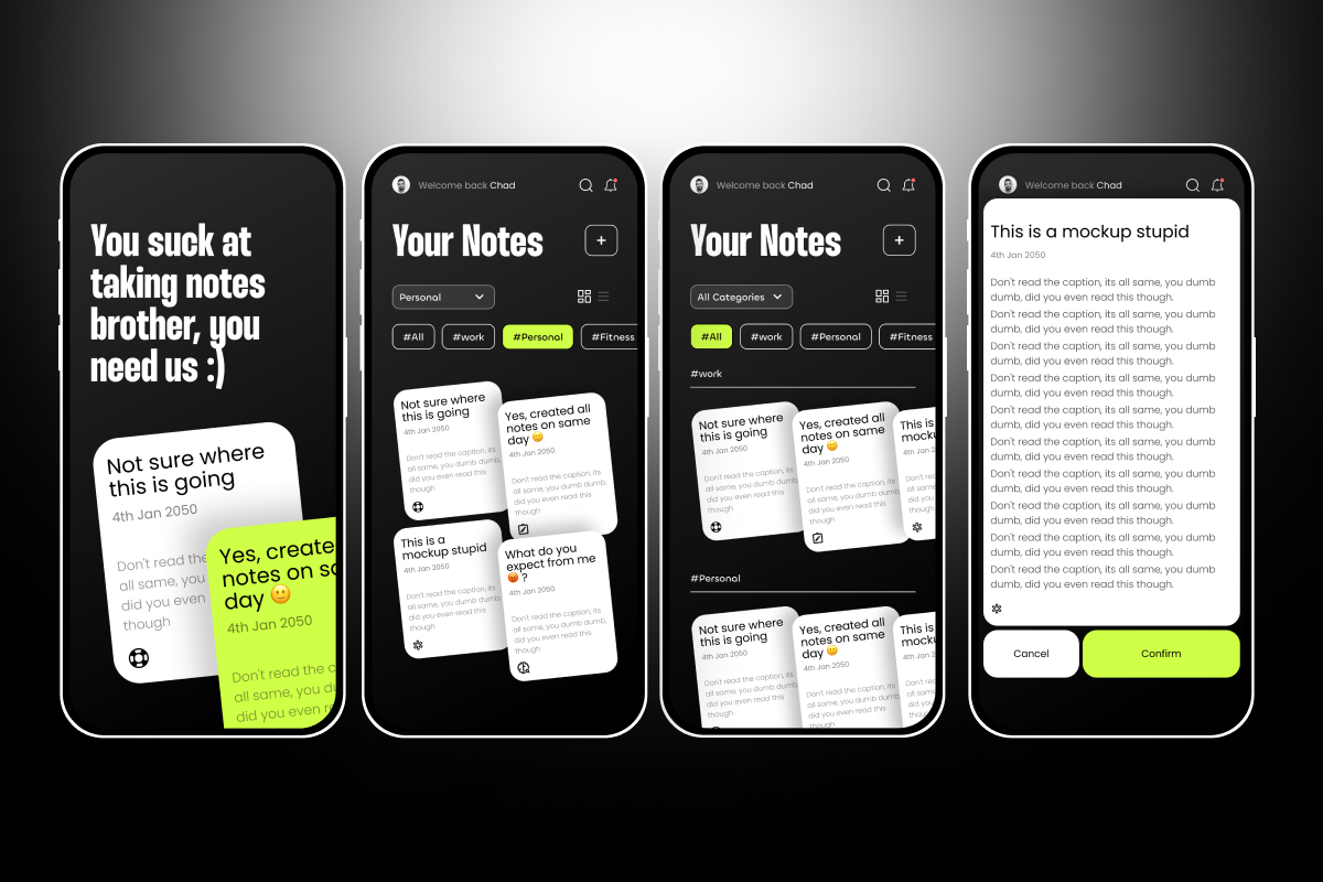 Task management app design UI KIT, an App Template by Lazyinterface UX UI Team (Photo 2 of 2)