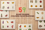 Vegan restaurant identity creator, a Food Illustration by Alfazet Chronicles (Thumbnail 12 of 12)