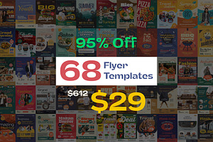 68 Flyers Bundle, a Flyer Template by FathurFateh