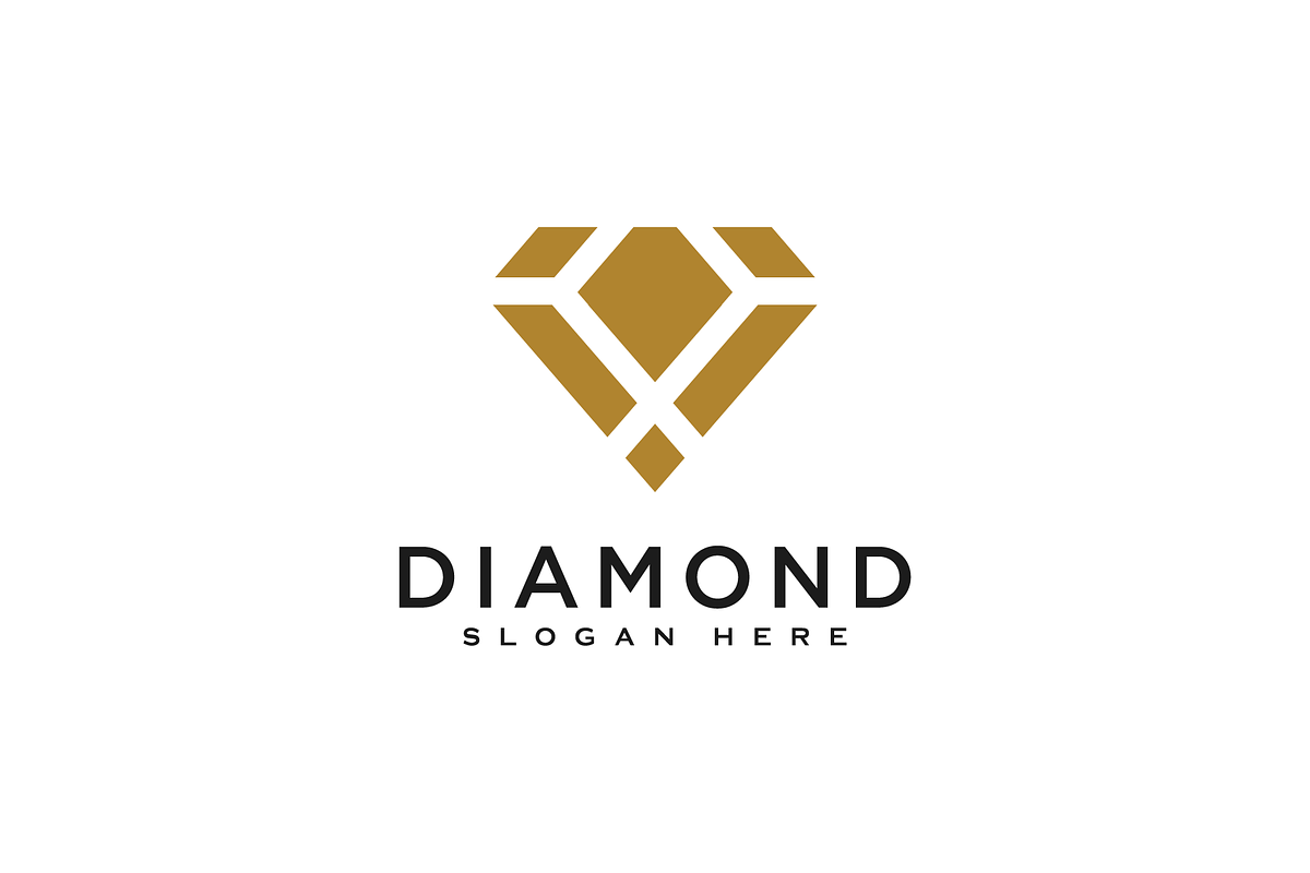 diamond logo vector design, a Branding & Logo Template by quadrazo