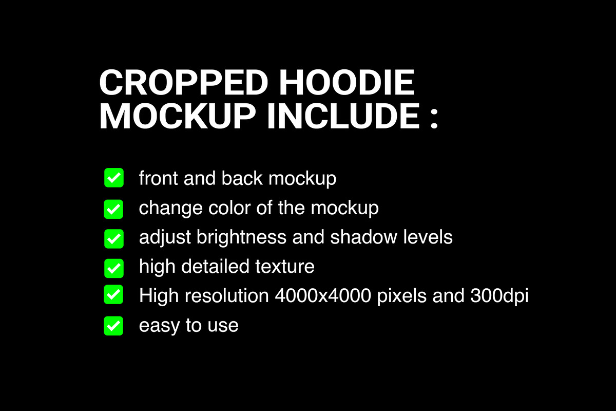 cropped woman hoodie mockup, a Hoody Mockup by yalanois (Photo 5 of 5)