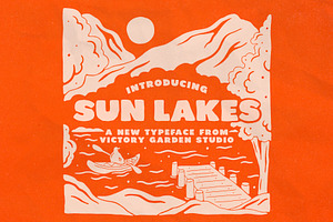 SUN LAKES | Bold Sans Serif Font