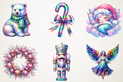 Iridescent Christmas Sublimation Png, an Illustration by RobertsArt (Thumbnail 5 of 7)