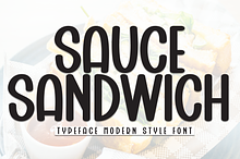 Sauce Sandwich | Script Font
