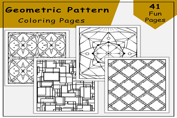 Geometric Pattern Coloring Pages