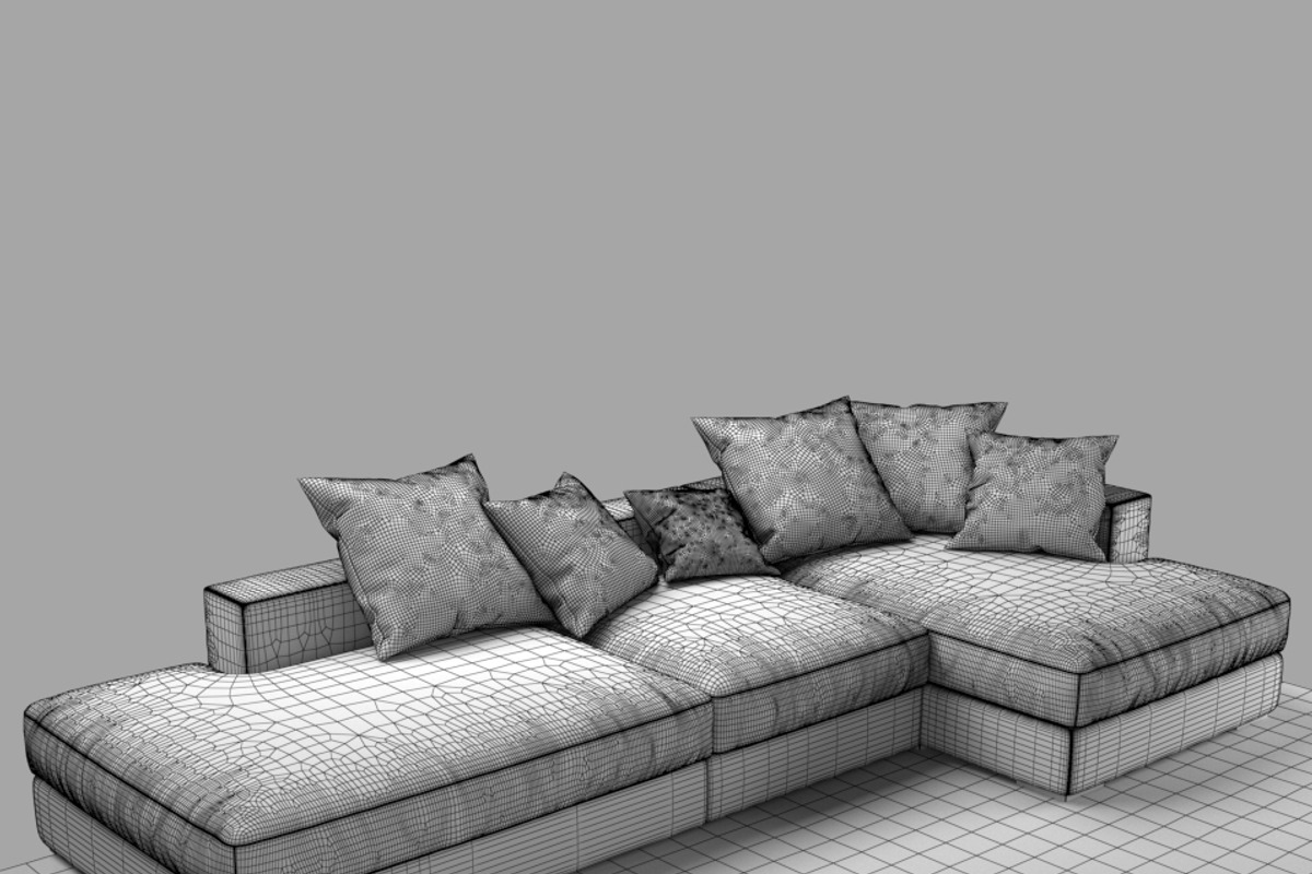 sofa BoConcept Cenova GY52, a Furniture 3D Model by Alartimodels (Photo 9 of 9)