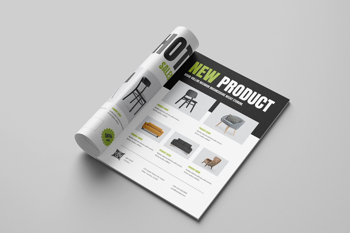 Product Catalog Flyer Template, a Flyer Template by Spark_Creative (Photo 5 of 5)