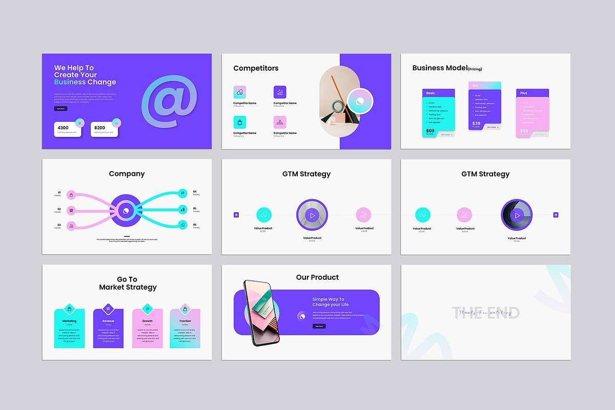Corporate Pitch Deck Presentation, a Presentation Template by KreateTribe (Photo 7 of 8)