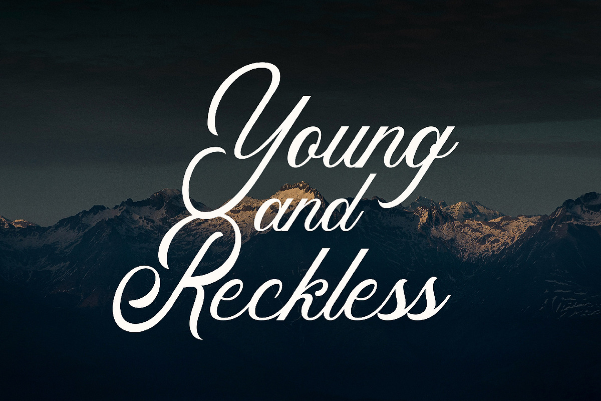 Quickstep Sign - Clean Script Font, a Script Font by AQR Studio (Photo 8 of 8)