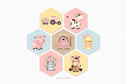 Cute Farm - Candy Color, an Animal Illustration by Estudio 812 (Thumbnail 6 of 7)