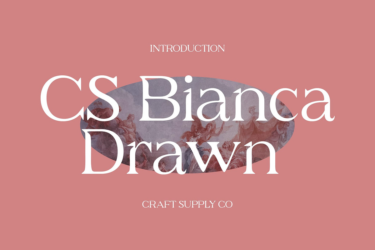 CS Bianca Drawn, a Serif Font by Craft Supply Co. (Photo 1 of 8)