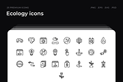 Ecology icons, an Outline Icon by Wencory (Thumbnail 2 of 2)