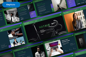 Natalie – Business Keynote Template