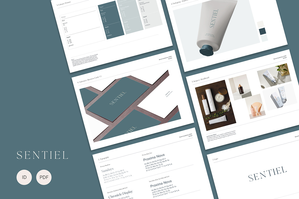 Sentiel Brand Proposal | Indesign CC, a Branding & Logo Template by Mindful Mapbooks Co. (Photo 2 of 11)