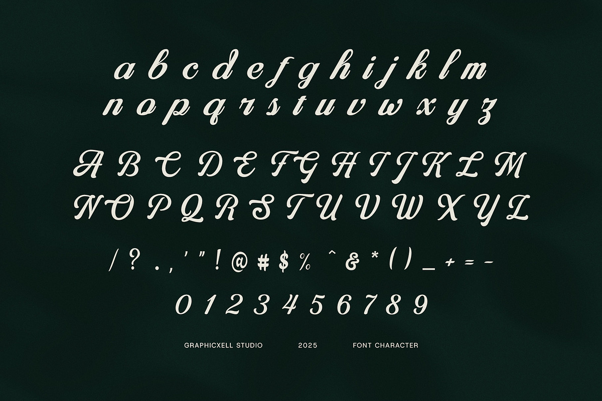 Ambriana Script Font, a Script Font by Graphicxell (Photo 8 of 8)