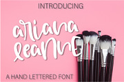 Ariana Leanne - A Hand Lettered Font, a Font by CraftyLittleNodes (Thumbnail 1 of 10)
