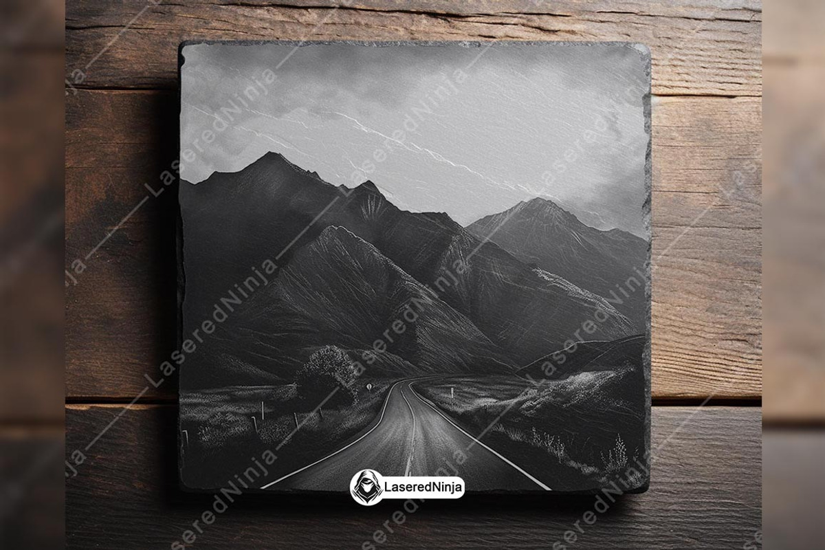 Mountain Winding Road Scene Highway, a Background Graphic by LaseredNinja (Photo 3 of 7)