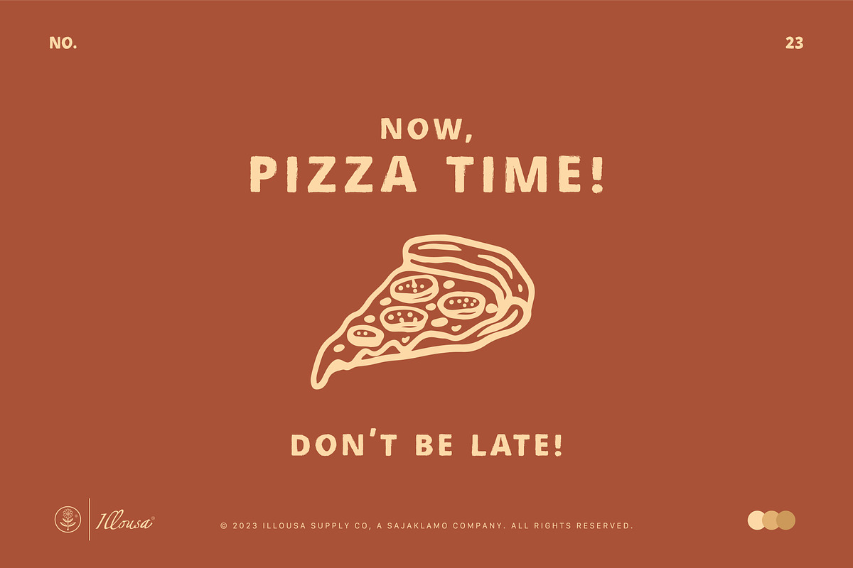 Roosdie Typeface | Vintage Font, a Sans Serif Font by Illousa (Photo 5 of 6)