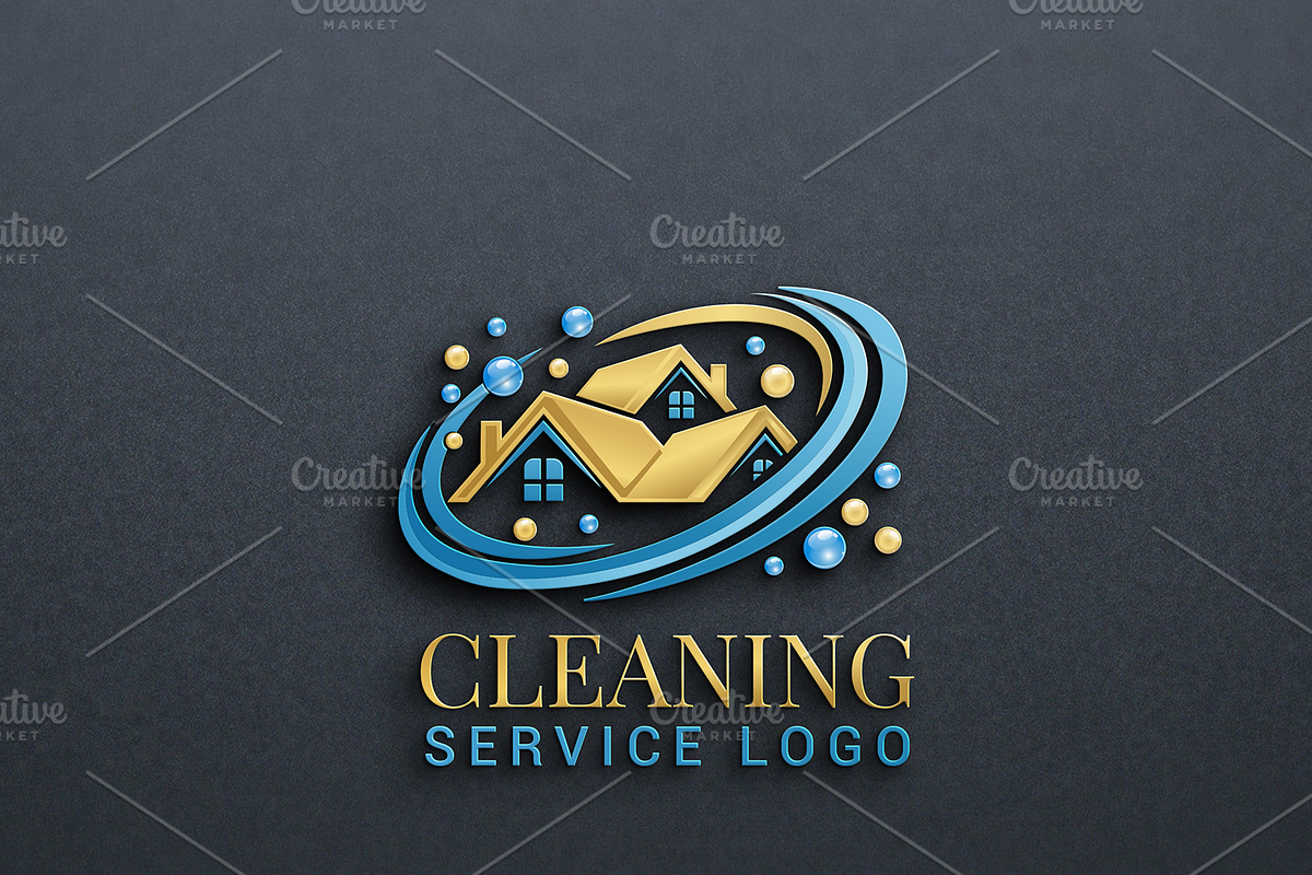 Modern Cleaning Service Logo Canva, a Branding & Logo Template by Arslan (Photo 2 of 2)