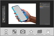 Phone Mockup Bundle - 8 PSD files, an iPhone Mockup by Bruno's Shop (Thumbnail 2 of 3)