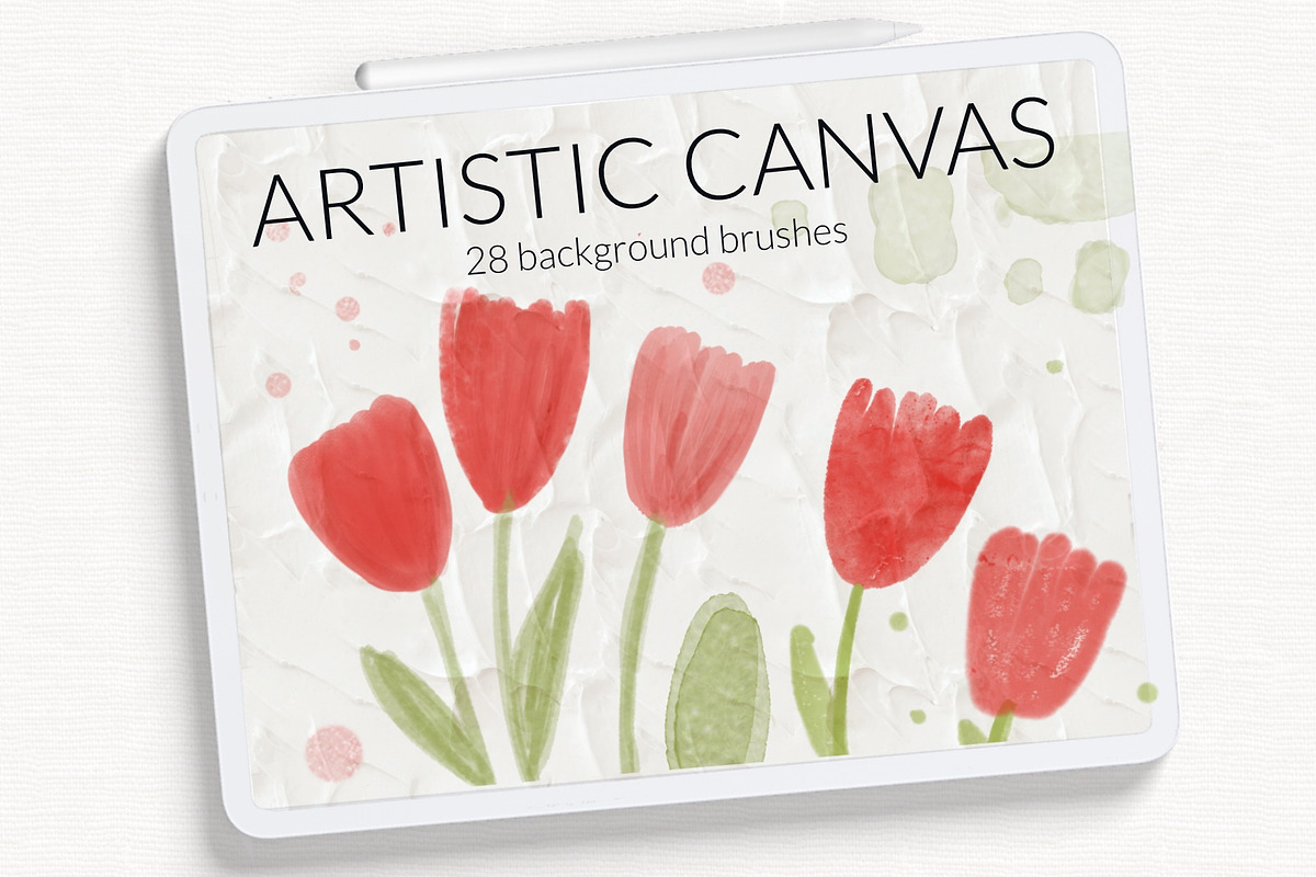 Canvas texture background brushes, a Brush Add-On by Let's Art (Photo 1 of 11)