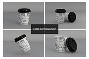 Paper Coffee Cup Mockup, a Cups & Container Mockup by Pixel_Vision_Store (Thumbnail 1 of 4)