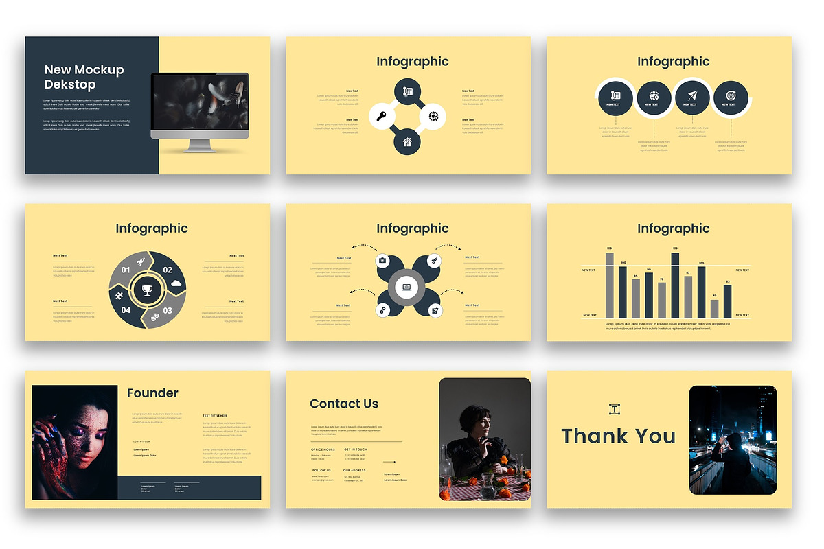 Toney–Business Keynote Template, a Presentation Template by kreatifreya (Photo 5 of 5)
