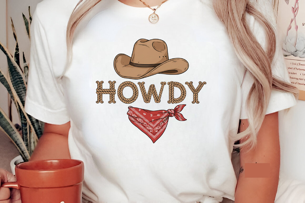 Howdy Cowboy Bow, Western Png, an Illustration by Designking (Photo 4 of 4)