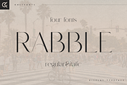 Rabble - display typeface, a Serif Font by Only Fonts (Thumbnail 1 of 10)